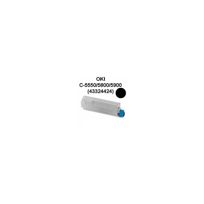OKI C5800K Toner compatibile nero