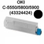 OKI C5800K Cartouche de toner compatible noire