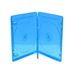 MediaRange Blu-ray-Hülle für 3 Discs, 14 mm, blau | DVDi.fr