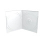 Custodia CD/DVD 7mm, formato tascabile, 1 disco, satinata/trasparente
