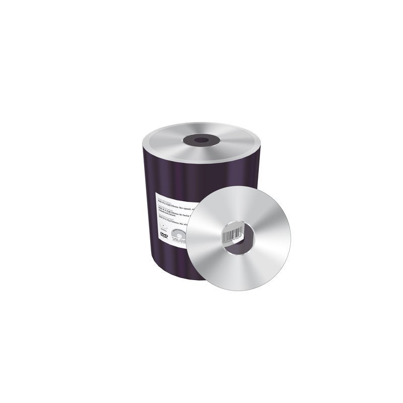 DVD-R 4.7GB|120min 16x speed, silver, unprinted/blank, Shrink 100