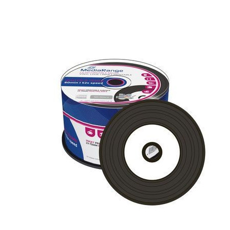 MediaRange CD-R 700 MB imprimible – Tarrina 50 | DVDi.fr