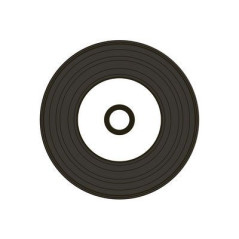MediaRange CD-R Vinile 700MB/80min stampabile campana 50