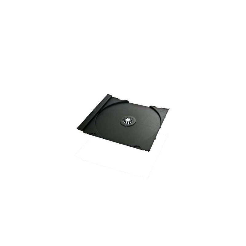 Vassoio CD per custodia jewel, nero (per confezionamento automatico)