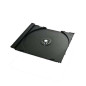 CD-Tray für Jewelcase, schwarz (maschinenverpackungsgeeignet)