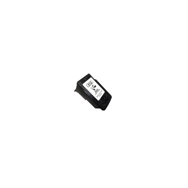 Canon PG512 / PG510 Black remanufactured ink cartridge 2969B001/2970B001