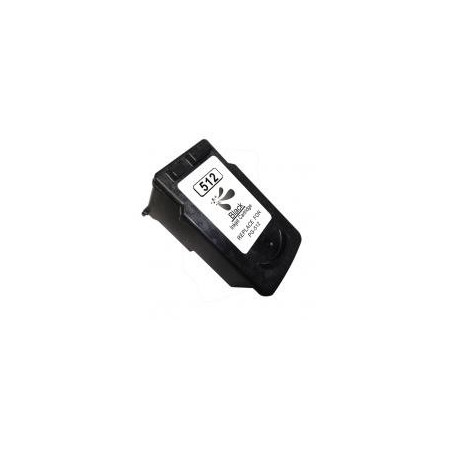 Canon PG512 / PG510 Black remanufactured ink cartridge 2969B001/2970B001