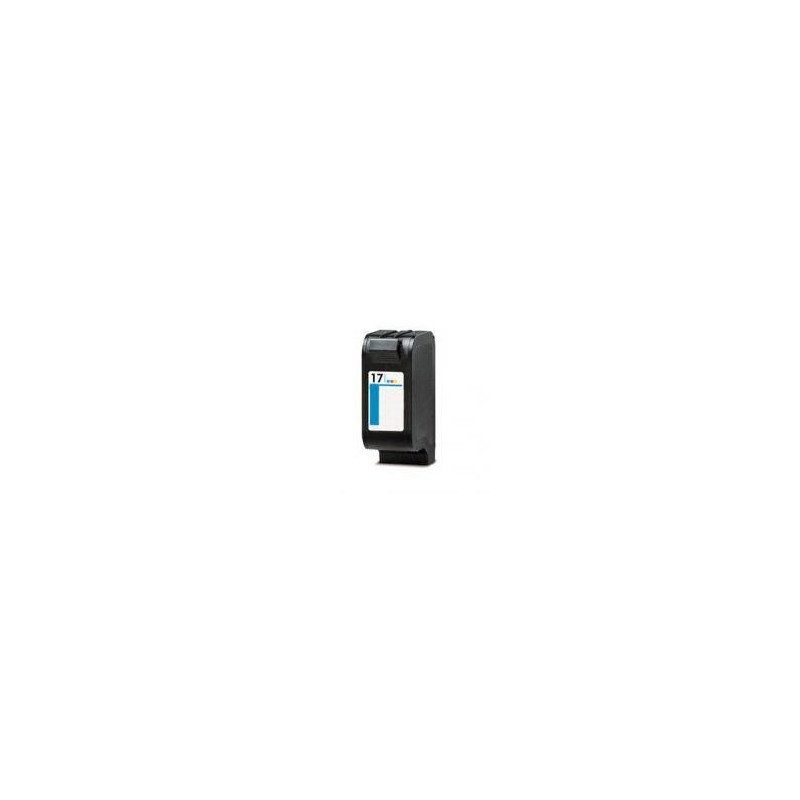 HP 17 Tri-colour remanufactured ink cartridge C6625AE