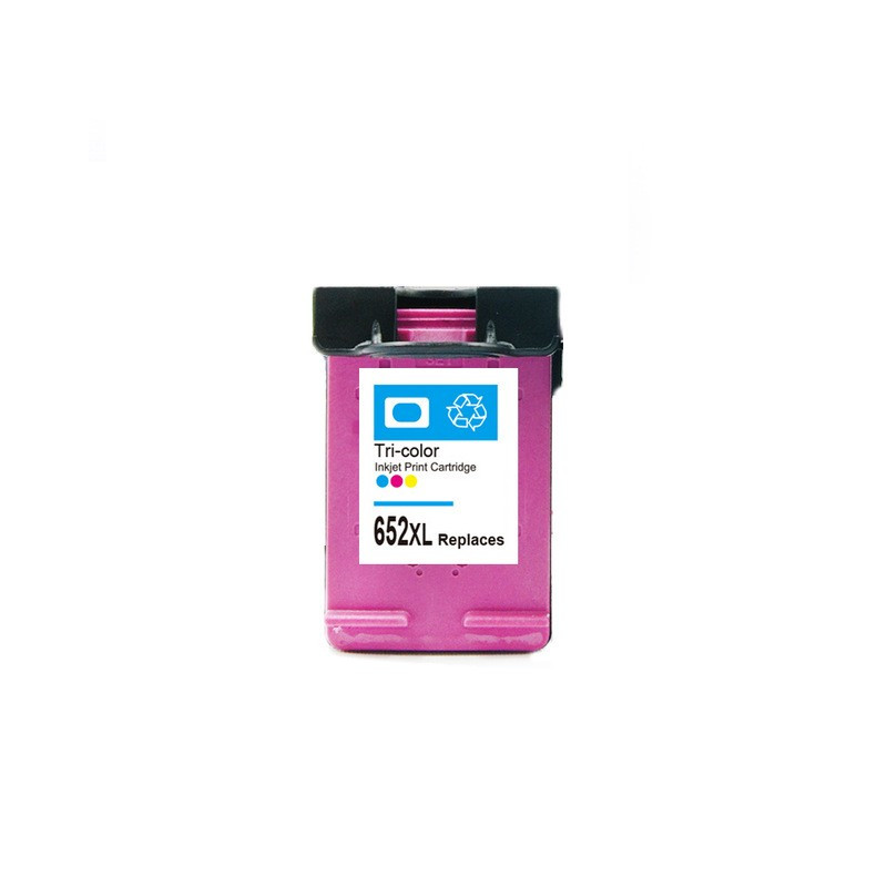 HP 652XL Cartouche d'encre remanufacturée trois couleurs F6V24AE