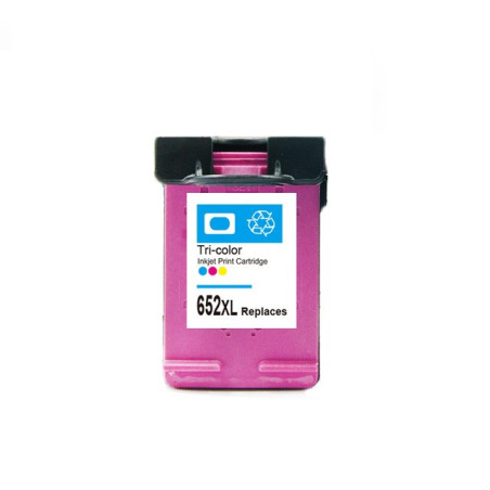 HP 652XL Cartucho de tinta remanufacturado tricolor F6V24AE