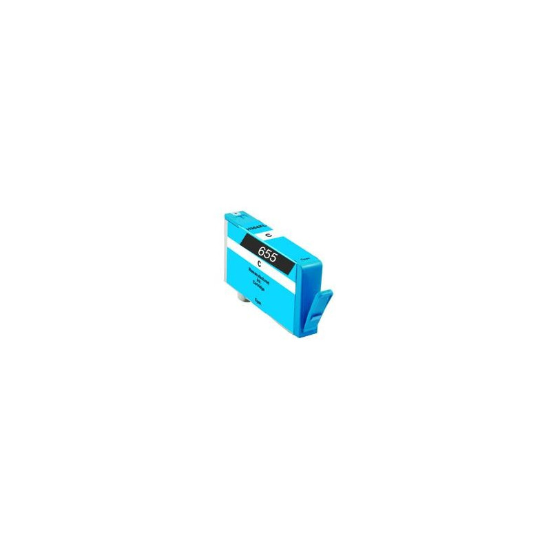 HP 655 Cyan compatible ink cartridge CZ110AE