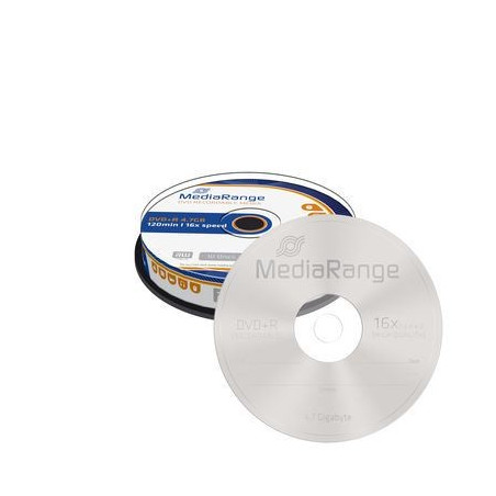 MediaRange DVD+R 4.7GB|120min 16x, Cake 10