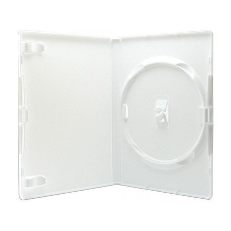 Pack 50 Amaray 14mm DVD-Hülle für 1 Disc mit Clips, Weiß