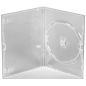 Pack 50 Amaray 14mm DVD-Hülle für 1 Disc mit Clips, Transparent