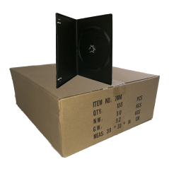 DVD-Slimcase, 7 mm, schwarz – 50er-Pack | DVDi.fr
