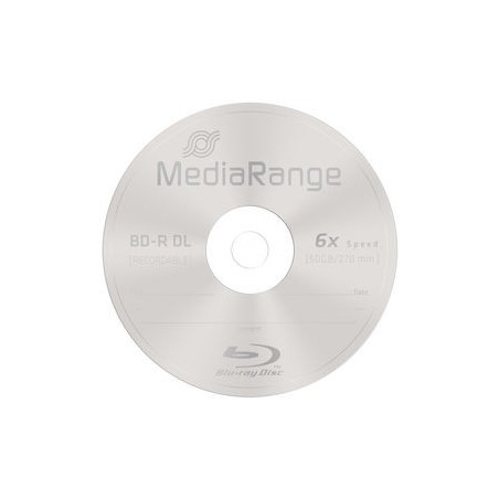MediaRange BD-R Doppio strato 50GB 6x, campana 10