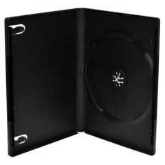 Pack 5 MediaRange custodia DVD per 1 disco, 14mm, nera
