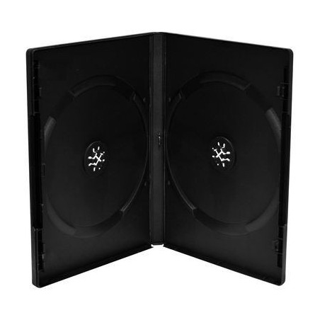 Pack 5 MediaRange boîtier DVD pour 2 disques, 14mm, noir