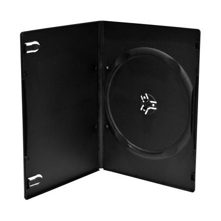 Pack 10 MediaRange custodia DVD slim per 1 disco, 7mm, nera