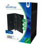 Pack 5 MediaRange Capa DVD para 6 discos, 22mm, Preta