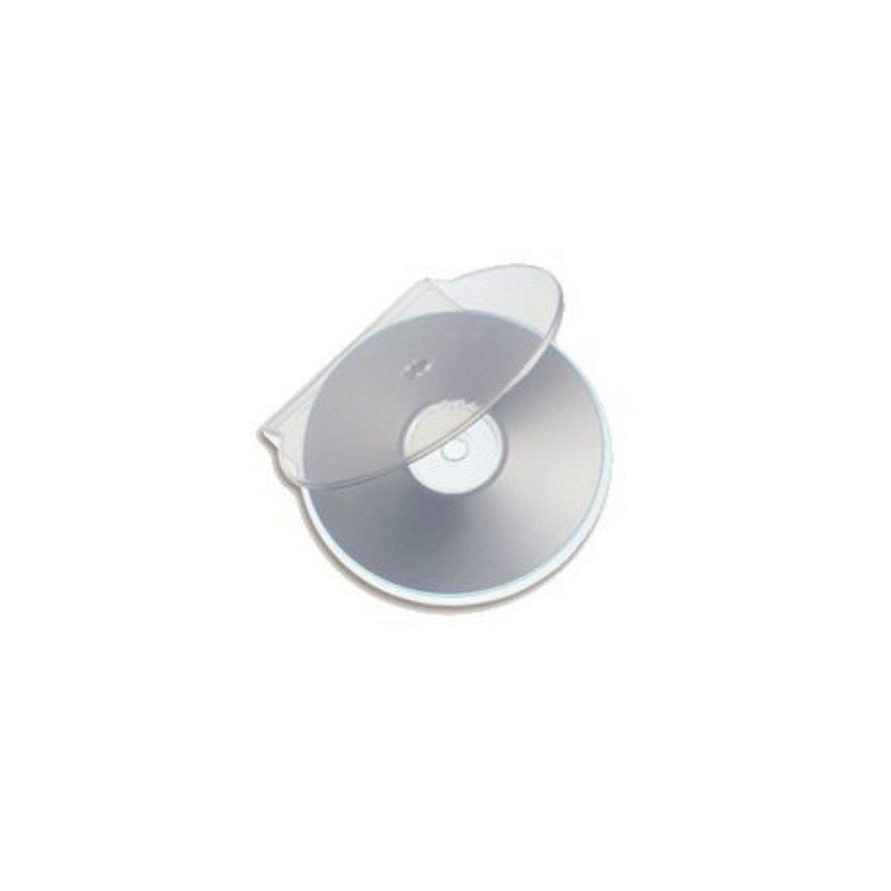 MediaRange Shellcase für 1 Disc, mit Lochung für Ringordner, transparent