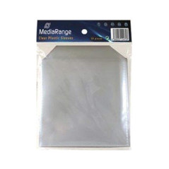 MediaRange Mini CD/DVD sleeves, transparent – pack of 50