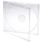 CD Jewelcase 10.4mm for 1 CD/DVD, clear
