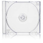 Caja CD Jewelcase 10.4mm para 1 CD/DVD Transparente