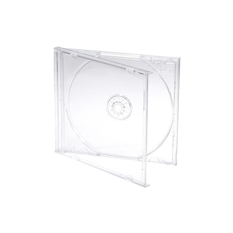 Hohe Qualität - CD-Jewelcase 10,4mm für 1 CD/DVD Transparent