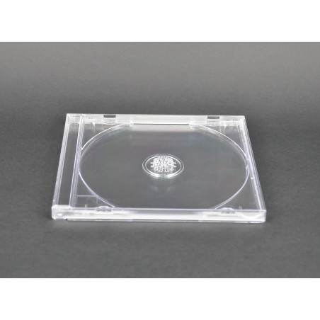 Pack 200 - high quality - 10.4mm CD Jewelcase for 1 CD/DVD, clear