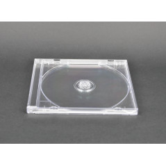 Pack 5 MediaRange CD Jewelcase for 1 disc, 10.4mm, transparent tray