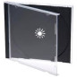 Pack 50 - alta calidad - caja CD Jewelcase 10,4mm para 1 disco, bandeja negra