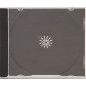 Pack 5 MediaRange CD-Jewelcase für 1 Disc, 10,4mm, schwarzes Tray