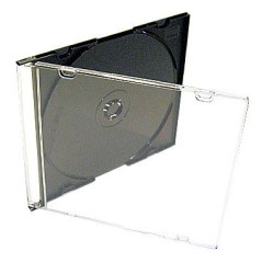 Etui CD Slimcase, 5,2mm pour 1 CD/DVD, Noir