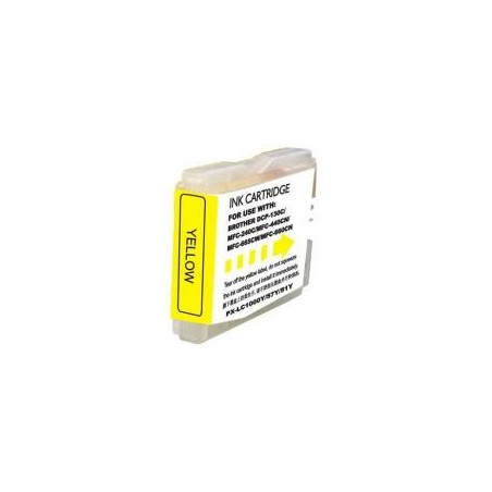 Cartucho Brother LC970Y LC1000Y Yellow Compatible