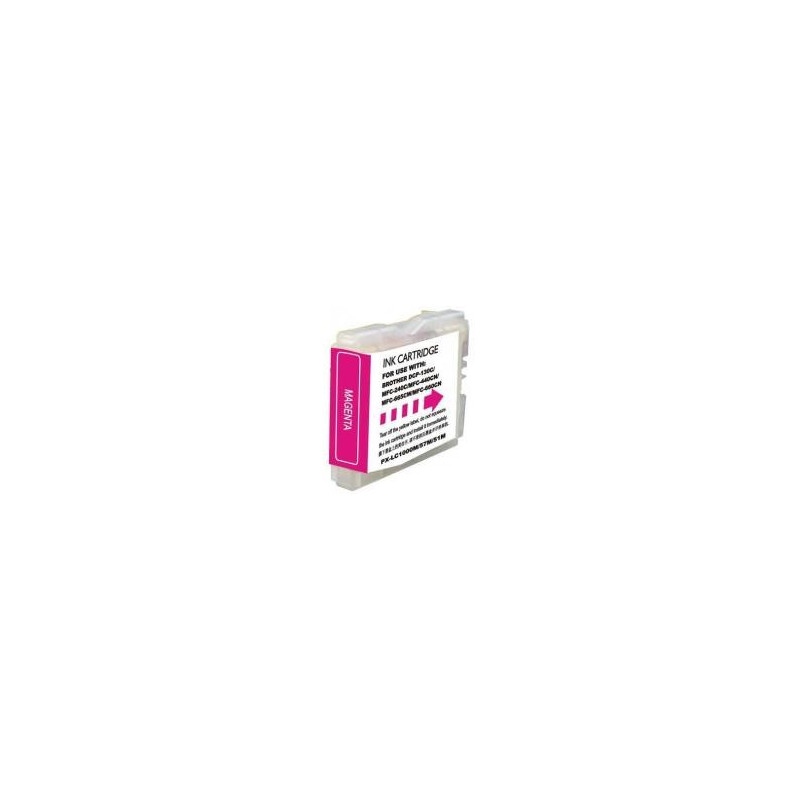 Brother LC970M LC1000M Cartuccia d'inchiostro compatibile magenta