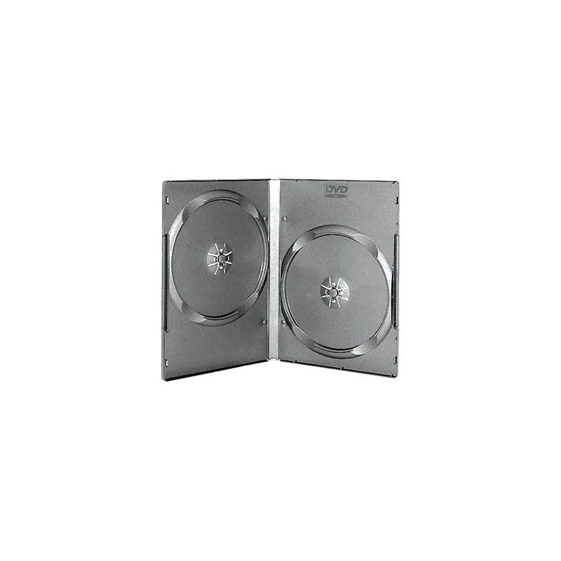 14mm Standard-DVD-Hülle für 2 DVDs Schwarz 14mm Standard-DVD-Hülle für 2 DVDs Schwarz