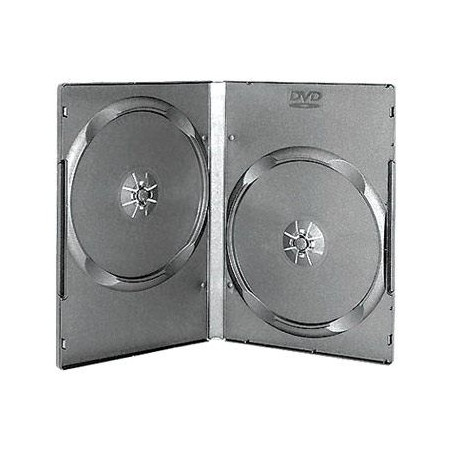 Custodia DVD per 2 dischi, 14 mm, colore nero | DVDi.fr
