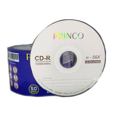 CD-R  Princo 52x 700MB/80M - SH  -  Pack 50