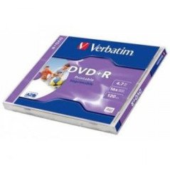 Verbatim DVD+R AZO 4,7GB 16X breite bedruckbare Oberfläche Jewelcase Pack 10