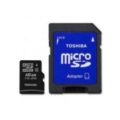Toshiba Micro SDHC 8GB Clase 4 + Adaptador SD