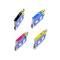 Set mit 4 kompatiblen Epson Tintenpatronen Ref. 711/2/3/4 (T0715)