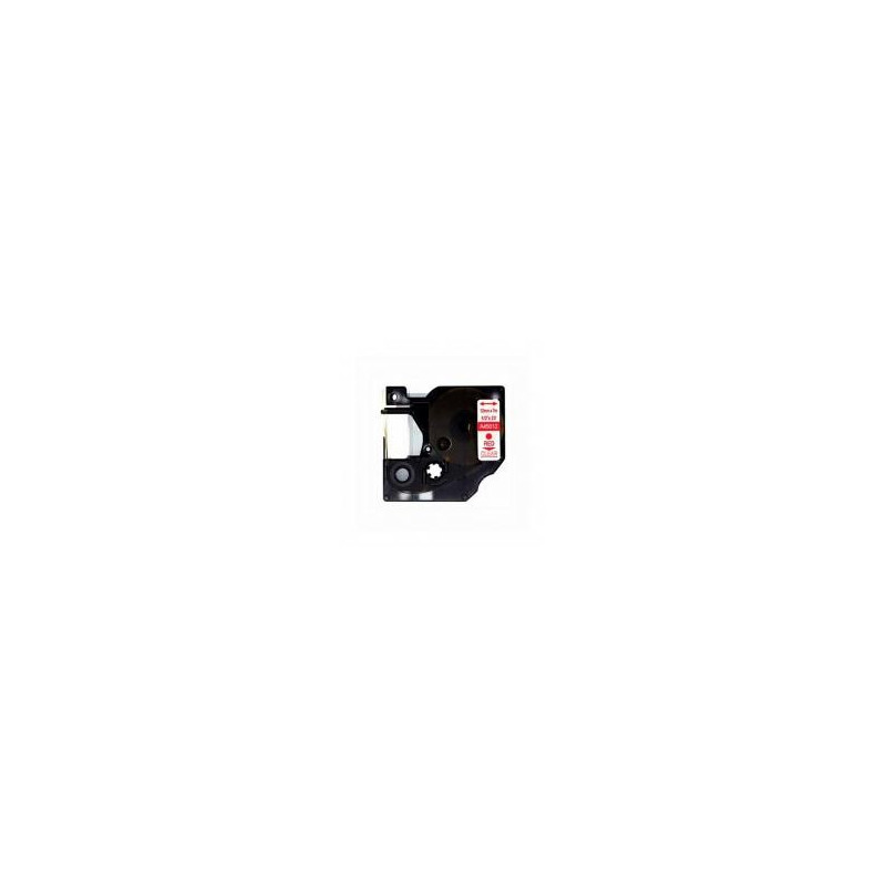 DYMO 45012 Ruban d'étiquetage compatible rouge/transparent S0720520