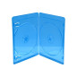 Caixa Bluray para 2 disco, 7mm, Azul, Pack 50