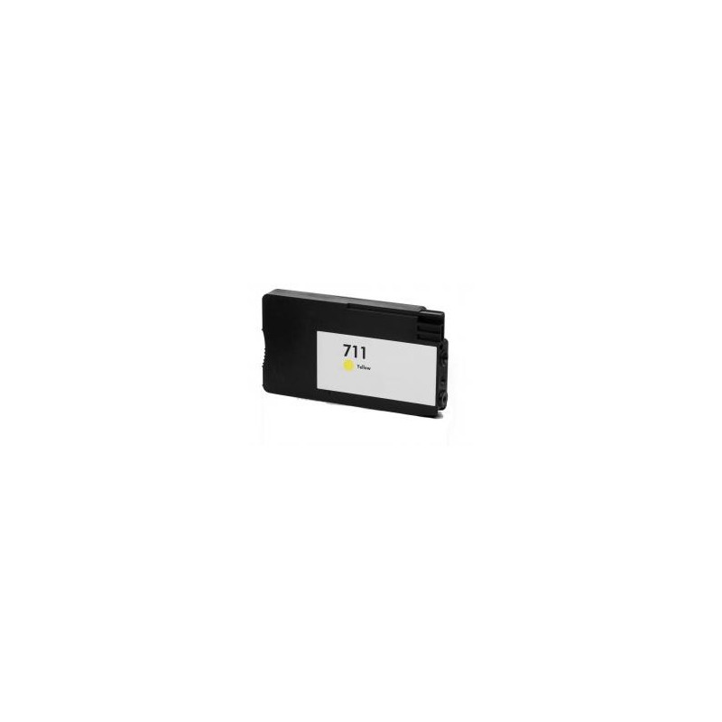 HP 711 V4 Cartouche d'encre compatible jaune CZ132A