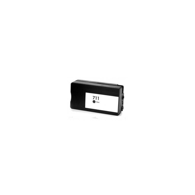 HP 711XL V4 Cartucho de tinta pigmentada genérico negro CZ133A