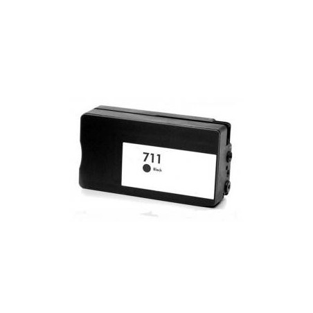 HP 711XL V4 Tinteiro de tinta pigmentada genérico preto CZ133A