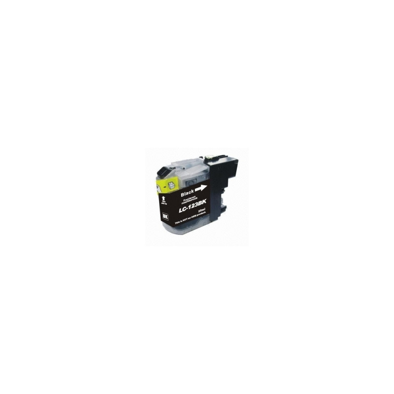 Brother LC121 / LC123 XL Noir compatible (nouvelle version V3)