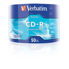 CD-R 52x 700MB Verbatim Extra Protection cake 50 unid.