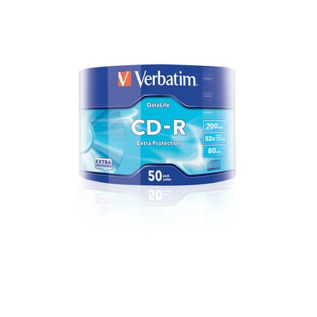 CD-R 52x 700 Mo Verbatim Extra Protection spindle 50 pcs